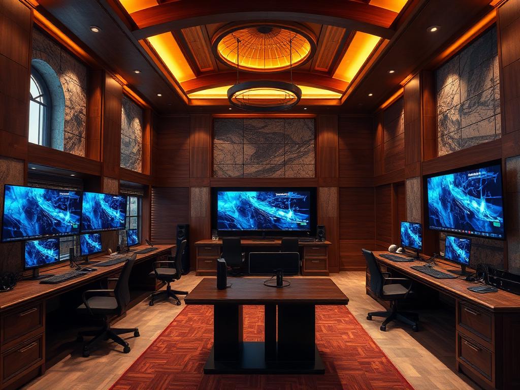 Gaming & Technology Room design direction — project inspiration