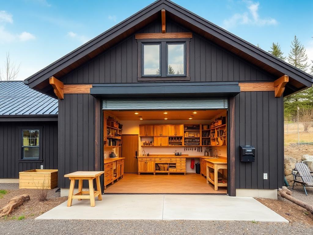 Hobby & Workshop Building design direction — project inspiration
