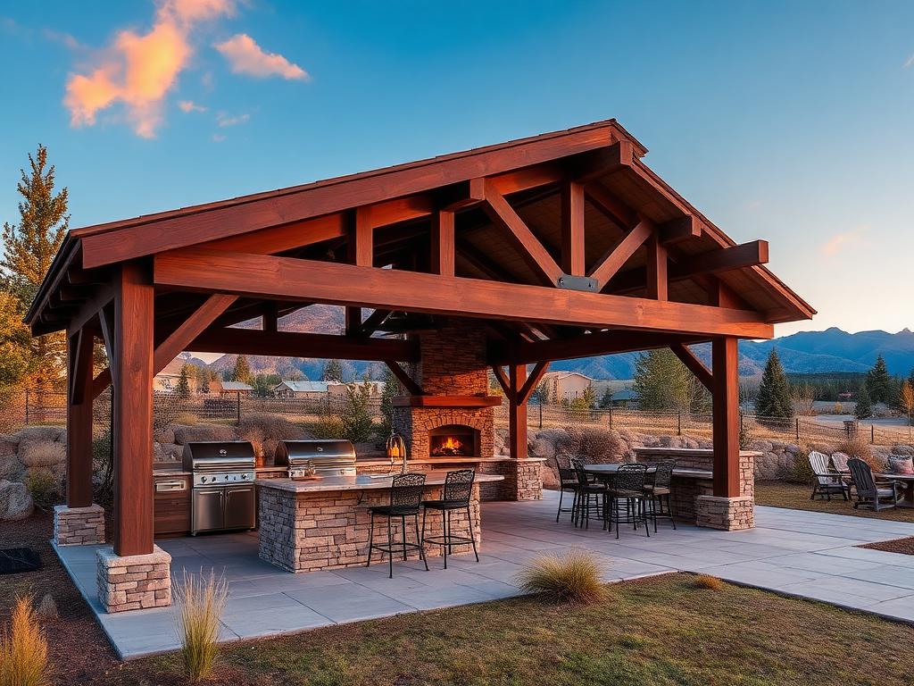 Outdoor Kitchen & Entertainment Pavilion design direction — project inspiration
